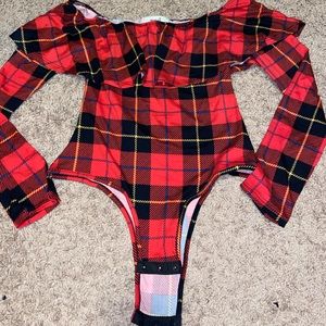 off the shoulder bodysuit